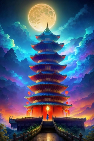 (8k, RAW photo:1. 2), best quality, ultra high res, dramatic angle, (fluttered detailed color splashs), (illustration), (((1 girl))), (long hair), (rain:0. 9), (hair ornament:1. 4), there is an ancient palace beside the girl, (((chinese clothes))), (focus on), color Ink wash painting, (color splashing), colorful splashing, ((colorful)), (((cool colors))), (((Tang dinasty)))(sketch:0. 8), Masterpiece, best quality, beautifully painted, highly detailed, (denoising:0. 6), [splash ink], ((ink refraction)), (beautiful detailed sky), moon, highly, detaild, (masterpiece, best quality, extremely detailed CG unity 8k wallpaper, masterpiece, best quality, ultra-detailed), (Lycoris radiata), architecture,