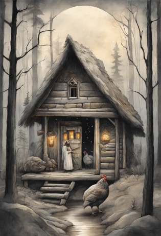 gloomy atmosphere, deeply forested, 