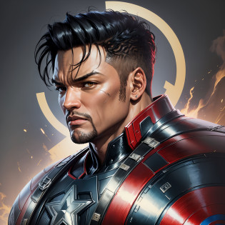 8K, HD, Masterpiece? (Tarantino style and Marvel &DC style) Will Smith plays Captain America, facial details, eye texture, suit details, details super accurate + ultra-realistic + perfectionism + award-winning realism? + dynamic composition + cinematic shots + sharpening + superb lighting effects, moody lighting. --auto --s2