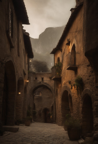 city ??of Phandalin forgotten realms, lost mine of Phandelver, dnd 5e, medieval city