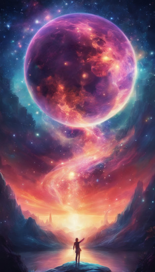 Magical Earth?Witness the magic of the earth?Show the future education scene, Features virtual classrooms, Wisdom Mentor, and the potential for interstellar learning. 8K