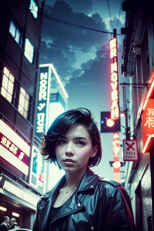 a detailed portrait of European Pretty Young Girl Storm Rain movie Jacket coat, Futuristic sci-fi fashion, royal attire by Ismail inceoglu dragan bibin hans thoma greg Rutkowski Alexandros Pyromallis Nekro Rene Magritte illustrated Perfect face, sharp chine, fine details, realistic shaded, fine-face, pretty face cyberpunk, neotokyo, synthwave, aesthetics, futuristic, low-emission-neon, bladerunner movie scene <lora:add_detail:0. 5>