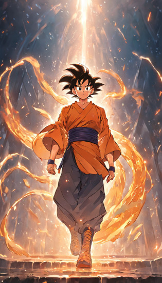 Son Goku, Fight over Buddha, Shining with God's eyes, Black monkey hair, Dexterous hands, Strong body, Golden chain mail, Fire-red cloak, Golden Hoop Stick, Clouds and rain, Courage and strength, Wisdom and compassion, heroic fighter, Smart and kind, Weak protection, Brave the odds, Fighting spirit, Represents courage?Smart and kind