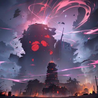 In a ruined land in the southern Xinjiang of Zhongzhou, demonic energy was pervasive, and red electric light flashed in the dark sky. There was no grass and trees in the whole land, and there were ruined buildings and ruins everywhere, and from time to time there were roars and cries of demonic energy.