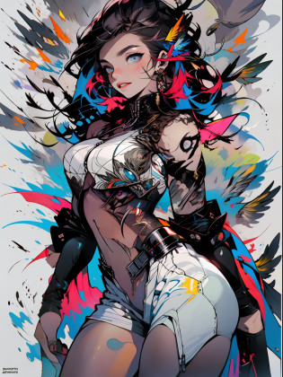 fotografia, adesivo banksy arte , liberdade, alma, digital illustation, comi? style, anatomia perfeita, Centrado, Approaching perfection, Dynamic, altamente detalhado, pintura em aquarela, art-station, arte conceitual, liso, foco n�tido, illustration, arte por Carne Griffiths e Wadim Kashin, peito grande, Anime girl alone with a medium length pose and beautiful clothes,  Heterocromia, anatomia perfeita, Concentrado, Approaching perfection, dynamics, altamente detalhada, folha de caracteres, art-station, arte conceitual, liso, foco n�tido, illustration, arte por Kim Jung gi,, Artgerm, Carne Griffiths e Wadim Kashin , Sasha Yakovleva, Loish, Jeremy Mann, tiro de corpo inteiro, folha de personagem, Onda de raios, bela pintura em aquarela anime, tinta pingando por tim okamura, Victor Nizovtsev, Greg Rutkowski, Noah Bradley. trending in artstation, 8k, obra-prima, Pintura Graffiti, detalhe fino, cheio de cor, detalhe intrincado, Golden aspect ratio illustration, monochrome green background, obra-prima, melhor qualidade, alta qualidade, Altas, melhor qualidade, high resolution fix, bright amazing lighting, aprimoramento de detalhes::style only zuul por valerio 