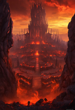 , Paisagem do inferno, fundo do inferno, A batalha final no inferno, paisagem do apocalipse!!!!!, Mustafar, ruins of hell, ! paisagem do apocalipse!!, surpreendente d & d arte do sol escuro, A porta do inferno, As portas do inferno, arte conceitual de world of warcraft, Resgate do Submundo!!!!!!