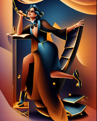 The woman in black sits in a chair with microphone and microphone, Image from?Vogue?Magazines, official vuitton editorial, ?Vogue?Official editorial, editorial photo from magazine, standing on top of a piano, author?Carlo Niederer, author?Bob Singer, A scene from the?Vogue?Magazines, fashion editorial, author?Adam Sachs, 7 0 s vibe, author?Carey Morris, standing on a ladder
