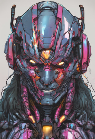 Realistic RPG face, cyberpunk sunglasses, realistic and modern ulta, surreal neon, Tony Stark portrait painting of rpg champion, (((robotic jaw))), fantasy, universe,futuristic robotic costume, very detailed hair, very detailed eyes, young and cheerful face, [elden ring|d & d] concept art, rpg portrait, octane rendering, cinematic lighting, (soft shadow:1. 2), close up, depth of field, splash art, artwork by wlop e, greg rutkowski, (extremely detailed CG unit 8k wallpaper ), ArtStation trends, CGSociety trends, high detail, sharp focus, dramatic, photorealistic ::n_two heads, two faces, plastic, Deformed, blurry, bad anatomy, bad eyes, crossed eyes, disfigured, poorly drawn face, mutation, mutated, ((extra limb)), ugly, poorly drawn hands

neg   two heads, two faces, plastic, Deformed, blurry, bad anatomy, bad eyes, crossed eyes, disfigured, poorly drawn face, mutation, mutated, ((extra limb)), ugly, poorly drawn hands

2 heads, elongated body, 2 faces, cropped image, out of frame, 
draft, deformed hands, signature, text, logo, watermark, twisted fingers, 
double image, long neck, extra limb, ugly, poorly drawn hands, missing limb, 
ugly, over saturated, grain, blurry, bad anatomy, disfigured, poorly drawn face,
 mutation, disconnected limbs, out of focus, long body, disgusting, poorly drawn, 
mutilated, mangled, extra fingers, gross proportions, missing arms, mutated hands, 
mutilated hands, cloned face, missing legs, asymmetrical eyes, crossed eyes., cartoon, 
3d, disfigured, bad art, deformed, poorly drawn, extra limbs, close up, b&w, weird colors, 
blurry, watermark, bad hands, bad eyes, bad fingers, bad legs, ugly hands, ugly eyes, crossed eyes, 
closed eyes, poor limb anatomy, red eyes, red eye, missing limbs, ugly, duplicate, morbid, mutilated, 
out of frame, extra fingers, mutated hands, poorly drawn hands, poorly drawn face, mutation, deformed, 
blurry, bad anatomy, bad proportions, extra limbs, cloned face, disfigured, ugly, extra limbs, gross proportions,