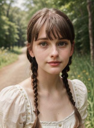 haesicks <lora:haesicks-v15-byShurik:1>clean skin
(closeup)
IIn this close-up, a woman is portrayed as the iconic character Dorothy from the land of Oz. (Best quality: 1.3) She wears a gingham dress with a white blouse, embodying the timeless charm and innocence of the character. The dress fits her perfectly, accentuating her figure and adding a touch of nostalgia to her appearance. (Detailed: 1.2) Her dress is adorned with a blue ribbon at the waist, adding a subtle pop of color and a sense of playfulness. Her hair is styled in two braids, framing her face with a youthful and endearing touch. (Close-up: 1.3) Her eyes sparkle with curiosity and wonder, mirroring the adventurous spirit of Dorothy herself. Her lips carry a hint of a mile, reflecting her optimistic and resilient nature. The scene is bathed in warm, golden lighting, reminiscent of the sunlit landscapes of the magical land she hails from. The viewer is instantly transported into the enchanting world of Oz, captivated by Dorothy's innocent charm and the promise of an unforgettable journey.