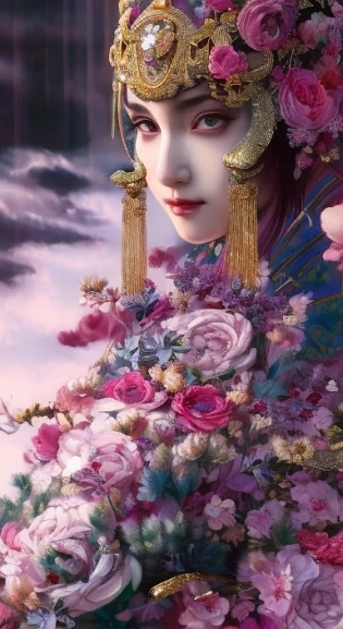 the portrait of a sensual girl an beautiful, beauty cyborg, elegant realistic gravure idol, an ultrafine hyperdetailed by kim jung gi, Soey Milk , wlop, artgerm, greg rutkowski, alphonse mucha, intricate linework, bright colors, victorian , chinese tradition suit , ornate, dynamic, rich colors, unreal engine 5 highly rendered, global illumination, radiant light, detailed environment, finalfantasy