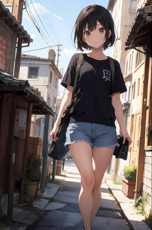 (nsfw:1.2) ,absurdres, highres, ultra detailed, (1girl:1.3),
BREAK
, Design a beautiful temple scene, with intricate architecture, lush gardens, and a sense of peace and spirituality.
BREAK
, Create an image of a destructive demon, with fearsome features, dark powers, and a thirst for chaos and ruin.
BREAK
, Design an image with a fisheye lens effect, capturing a wide field of view with a distinctive, curved perspective.
BREAK
, Create a rooftop view in an urban setting, with panoramic cityscapes, dramatic skylines, and a sense of elevation.
BREAK
, Illustrate a tender moment between a parent and child, capturing their bond, love, and connection.
BREAK
, Illustrate an image using pointillism, with tiny dots of color meticulously placed to create a cohesive and visually stunning whole.