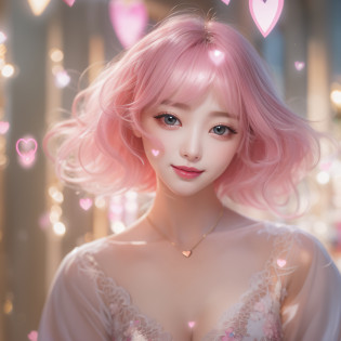 close-up of the smile face?close-up of the smile face?Designer,?(realisitic?hight resolution)?(1 girl in)?Do-Up Eye?Korean Girl?(Best Quality), (masutepiece), (1girl in), Solo, a beauty girl, Perfect face, dreamlikeart?Highly detailed airbrush art((Surreal))?Volumetric lighting?(top-quality)?The ultra-detailliert?Highly detailed colorful details?(Bright lighting)?dynamic compositions?Ray traching?The mirror reflects light?Shallow depth of field?ultra-detailliert?mixing  exposure?nffsw?Her eyes are pink and glow heart-shaped?The eyes are pink-heart-shaped?Pink glowing three-dimensional heart on background?Pink glowing three-dimensional heart on background?Pink glowing three-dimensional heart on background?