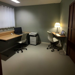 ?Image content?A modern office workspace?There is a spacious work desk?There is a computer on it?Folders and stationery?Art Deco paintings hang on the walls?The curtains are pulled open to reveal the sunlight coming in?Office chairs and bookshelves are displayed next to it?

?Positive prompts?A modern office workspace with a spacious desk, featuring a computer, folders, and stationery neatly arranged. The walls are adorned with art decor, and the curtains are open, allowing sunlight to illuminate the room. The office chair and bookshelf are elegantly placed nearby. High-quality photo of a professional and well-organized work environment, perfect for portraying productivity and efficiency.

?Reverse prompt?cluttered desk, messy workspace, (disorganized), (unproductive), (dull), (poor lighting), (uninspiring), (outdated decor), (uncomfortable chair), (distracting), (unmotivating), (bad feng shui), (unattractive), (low-res), (poorly designed), (lack of privacy), (boring), (chaotic), (unprofessional)

?parametric?Sampling method: DPM2 Karras; Sampling steps: 12; CFG Scale: 4; Seed: 98765432; Optimal aspect ratio: 16:9
