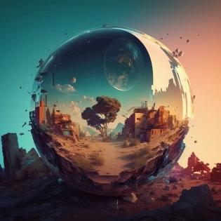 AI impression of the outside world