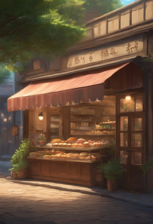 Anime - City street style scenes, Woman waiting in front of shop, Anime Background Art, detailed scenery - width 672, Anime landscape concept art, anime style cityscape, STUDIO GHIBLI anime style, studio ghibli artstyle, Studio Ghibli Program, Anime landscapes, studio ghibli artstyle, landscape artwork, beautiful anime landscape, Forest City Street, ghibli art style, Cake shop, Cake shop, Bakery Cake Shop, Shinkai Makoto style, Makoto Shinkai Anime, makoto shinkai art style