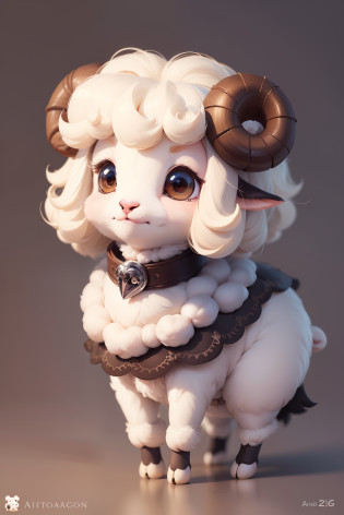 cartoon sheep with different expressions and poses, cute digital art, Style artistique mignon, cute detailed digital art, Detailed fanart, mouton, adorable digital painting, animaux mignons, cute detailed artwork, illustration mignonne, animal mignon, mignon adorable, high quality fanart, merged lamb