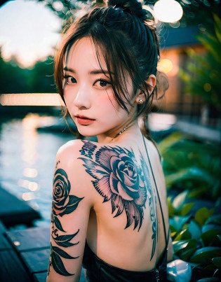The seductive tattoos of these small-faced beauties fascinate people and express their soul. In the moonlight, they shine more beautifully, more mysteriously.

The charming appearance of beauties with artistic tattoos is captured. Their uniqueness and beauty seem to overflow from their photographs.

Each of their tattoos tells a different story. They worked with tattoo artists to create their own designs to express themselves. Each tattoo reflects their personality and experience.

In the moonlight, they shine beautifully. Every time you flip through the photo book, you will be intoxicated by the magic emitted from their tattoos. This photo book conveys the charm of beautiful women through the power of the art of tattoos.