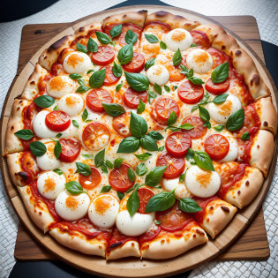 **Mozzarella Pizza on Sale**! The famous Brazilian flavor is back in an amazing promotion! Enjoy delicious pizzas with cream cheese filling for a special price. Enjoy now and taste the original flavor of Mozzarella Pizza! *A pizza poster with a special promotion in big letters* --auto --s2