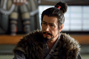 (masterpiece), (best quality), (extremely detailed), (ultra-detailed), (dynamic pose), (warrior) "Masayuki Sanada", "Sengoku Busho", "Great General", "Chisho".