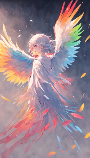 When painting this picture?Here are some drawing cue words?

Rainbow birds?When drawing rainbow birds?Its tenderness and beauty can be emphasized?With soft colors and smooth lines to express its feathers and body?
Wing injury?In order to show the scene of wing injury?Wounds and blood stains on the wings can be depicted?and a feeling of weakness in the wings after an injury?
Fall headfirst down?When painting a rainbow bird head down and falling?It is possible to draw its eyes and mouth?Show its pain and helplessness?ao mesmo tempo?Also pay attention to expressing the dynamic sense of falling?Such as the fluttering of hair and clothing?
Fall to the ground?While painting a rainbow bird falling to the ground?It is possible to draw the details of the ground?Such as flowers and stones?Enhance the three-dimensional and realistic sense of the picture?
Elegant fall trajectory?In order to show the fall trajectory of the rainbow bird?Some streamlined trajectories can be drawn?Make the picture smoother and more beautiful?