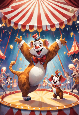 Conclusion: A World of Joy and Friendship

At the end of their exciting journey with Circo dos Animais Gra�ados, Lisa, Pedro and Dodo realized that the magic was not only in the enchanting show, but also in the connections they made along the way. The circus taught them the importance of laughter, courage and friendship.

Together, they discovered that shared joy is multiplied, that differences can create special bonds, and that each one has a unique talent to offer. The circus brought them together in a bond that transcended expectations, proving that the most unlikely friendships can become the most enduring and meaningful.

As they traveled to new cities and audiences, Lisa, Pedro and Dodo continued to delight people with their jokes and funny numbers. The circus became a place where everyone was welcome, a space of joy and acceptance. Laughter echoed under the big top, creating unforgettable memories for everyone who took part in that magical experience.

And so, Lisa, Pedro and Dodo understood that, sometimes, the real magic is in making others happy, sharing special moments and celebrating diversity. The Circus of Funny Animals has become much more than a show; he has become a symbol of how friendship and joy can transform lives and create a brighter world for all. With smiles on their faces and hearts full of gratitude, they continued on their journey, forever remembering the incredible journey they had lived under the magic circus tent.