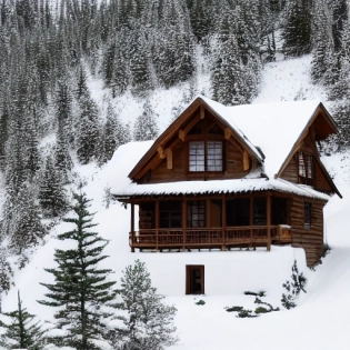 MountainHouseSnow