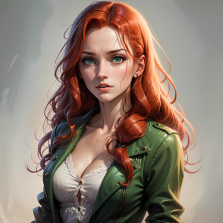 Emily Thompson:

Age: 30
Physical characteristics: Emily has long, curly red hair, intense green eyes, and a striking appearance. She has an average height and an intriguing expression.
Personality: Emily is brave and determined, but she also holds a certain mystery. She is intelligent, insightful and is always one step ahead of others. Emily possesses a deep knowledge of the occult and becomes the source of information about the evil entity that threatens the group.
Background: Emily is a renowned psychic who specializes in supernatural investigations. She is called upon to help the main group of characters when they begin to be tormented by the sinister presence. --auto --s2