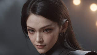 Cinematic image effects?angel and demon?Realistic skin texture?Dark style?closeup of face?Half a face?Jon Corfiot's ray tracing?zbrush central?s?saku hanga?face high detail?highy detailed face?Highly detailed face?Buddha?Oriental face?Details and symmetrical face?ultradetail face?com rosto detalhado?depth of fields?high light?Real light?Ray traching?oc rendered?Hyper-realistic?best qualtiy?8K master works