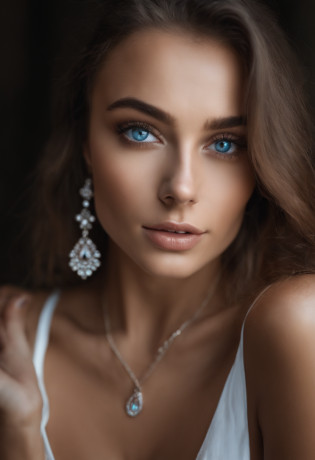 Arafed woman with a white tank top and necklace, fille sexy aux yeux bleus, Portrait Sophie Mudd, cheveux bruns et grands yeux, selfie of a young woman, Yeux de chambre, Violet Myers, sans maquillage, maquillage naturel, looking straight at camera, Visage avec Artgram, Maquillage subtil, Superbe photo du corps entier, Piercing blue eyes, Bel angle, pose attrayante, fille mignonne, sexy pose, Image du corps entier, corps entier, Prise de vue du corps entier, brunette goddess, High detail, pose satisfaite, Pantalon en cuir