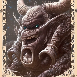 mdjrny-v4 style <https://s. mj. run/KZhrHLtKTQk> image comics, OGRE is wearing a powered exoskeleton , long horn, , cute face, tsutomu nihei style, Claude Monet, banksy art, 8K, Highly Detailed, Dramatic Lighting, high quality, ray of god, explosion, lens flare, beautiful detailed sky, cinematic lighting, overexposure, quality, colorful, hdr, concept design, photorealistic, hyper real, Alphonse Mucha, Pixar, cyberpunk 2077, masterpiece, the best quality, super fine illustrations, beatiful detailed cyberpunk city, extremely detailed eyes and face, beatiful detailed hair, wavy hair, beatiful detailed steet, mecha clothes, robot girl, bodysuit, very delicate light, fine lighting, very fine 8KCG wallpapers, plateau, sunrise, overexposure, randomly distributed clouds, cliff, rotating star sky, lake in mountain stream, luminous particles , Unreal Engine5, 8K