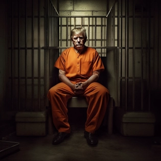 Donald J Trump in prison