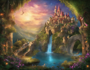 In a realm where magic is real and wonders are endless, describe the Enchanted Land, a place of charm and mystery. Explore its diverse geography, magical beings, and legendary creatures that inhabit it, and the adventures that await brave travelers. Describe how someone could discover the entrance to this realm and the emotions they would feel upon entering it. Explore the magic, friendship, acceptance, and lessons that can be learned in the Enchanted Land.