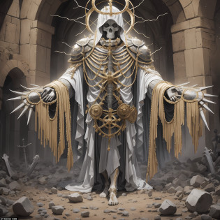 Prophesy to these bones and say to them: Dry bones, hear the word of the Lord! 5 Thus says the Sovereign, the Lord, to these bones: I will make a spirit enter into you, and you will have life. 6 I will put sinews on you, and I will make flesh appear upon you, and I will cover you with skin; I will put a spirit in you, and you will have life. Then you will know that I am the Lord.