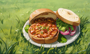 Lunch on the grass