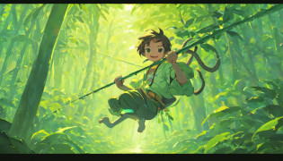 ?bellow??Turn into a monkey??Fly into a primeval forest??Swinging vines??Chuangfei passes by a monkey eating bananas??bellow??Turn into a monkey??Fly into a primeval forest??Swinging vines??Chuangfei passes by a monkey eating bananas??bellow??Turn into a monkey??Fly into the primeval forest to swing the vines?