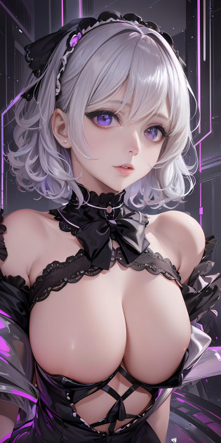 (masterpiece), excellent quality, amazingly detailed, beautiful flying pose, bright atmosphere, magical portrait of a girl with beautiful violet eyes.