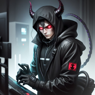 Demon Hacker All Black
