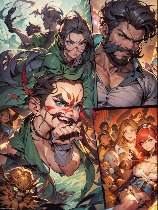 arte principal de joe madureira),Drawing full of action and adventure, fantastic paintings ,estilo grafite;, best quality, alta qualidade, alto, aprimoramento de detalhes, ((imagem mais bonita do mundo)), master part, best quality, alta qualidade, alto, aprimoramento de detalhes, ((imagem mais bonita )), , emphasis on the correct 5 fingers on each hand and the correct shade, , imagem brilhante, 4k, high resolution, comic book, personagem de quadrinhos, comic, alta qualidade, master part, best quality, alta qualidade, alto, Amazing lighting, aprimoramento de detalhes, imagem mais bonita do mundo, 8K resolution, Inspirador, disco Rigido, 4k, master part, alto, Absurdo, Natural volumetric lighting and better shadows, profundidade de campo, foco n�tido,::Inking Comix in Pencil por Richard Luong ::cientista masculino incrivelmente bonito com bigode, perfeito e detalhado angular agudo oval face humana, corpo inteiro, comi? style, anatomia perfeita, Centrado, Approaching perfection, Dynamic, altamente detalhado, folha de caracteres, art-station, arte conceitual, liso, foco n�tido, illustration, olhos negros, Feliz, imagem brilhante, 8k, como assistir a um filme digital, Arte por Stanley Artgerm Lau, Arte por Kenneth Rocafort, Arte por Genzoman, Arte de Joe Madureira, Arte por BlushySpicy, Art by Stjepan Seji?, arte por j scott campbell, Art by Guillem March, Arte por Citemer Liu, 4k, high resolution, comic book, personagem de quadrinhos, comic, alta qualidade, best quality, alta qualidade, detalhes intrincados, Ultra sharp, extremamente detalhado CG unidade 8k, Man with white denim blouse and cap, correndo freneticamente em uma cidade cheia de gente