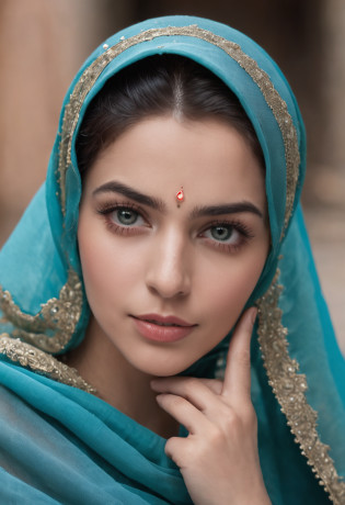 wide angle, Stunning masterpiece, beautiful pakistan muslim women , 20 years old, weared blue pastel hejab, on market traditional, lamps , a cinematic grading, realistic, detiled, night, depth blur, bright light