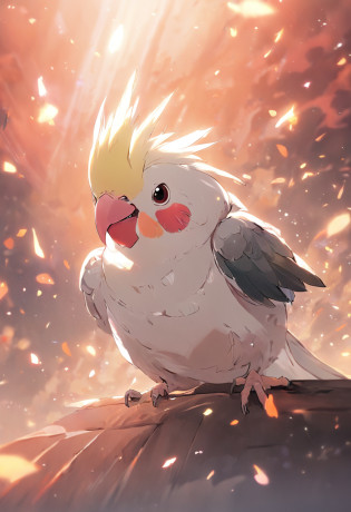 cockatiel?cute little