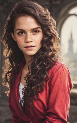 real, photoshoot, realistic, perspective, luminescent, bright colors, 
illusion, atmospheric scene, masterpiece, best quality, (detailed beautiful face, detail skin texture, ultra-detailed body:1.1),
(a portrait of 11 years old (([Rosario Dawson:Emma Watson: 1.2])), (pretty face: 0.8), In a school skirt, a shirt with a tie and a black raincoat, (red and brown), thick curly brown hair, full lips, stands against the background of an old castle with gargoyles, Hogwarts background, with magic stick in the hand),
realistic photo,breath taking, sharp lense, professional photographie, 70mm lense, detail love, good quality, 
unreal engine 5, wallpaper, colerful, art, (hdr:1.5), hyperdetailed, (artstation:1.5), cinematic, warm lights, 
dramatic light, rich colourful, (background inside dark, moody, private study:1.3) , POV, nikon d850, film stock photograph, kodak portra 400, camera f1.6 lens, 
rich colors, hyper realistic, lifelike texture, (dramatic lighting), cinestill 800,diffuse lighting, natural soft colors, hyperrealistic, (rutkowski),  <lyco:locon_rosario_v1_from_v1_64_32:1.2>