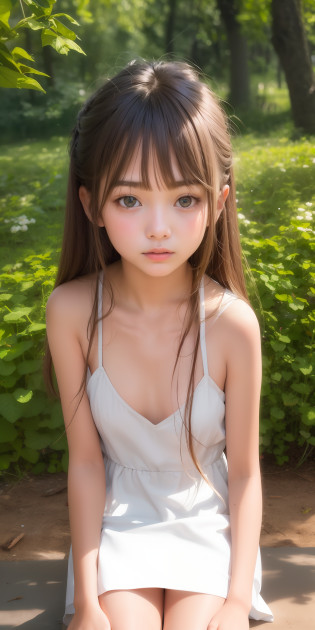 ((Top image quality?in 8K?masuter piece?1.3))?Realistic high-quality photos?beste-Qualit?Cute Girl - Fine Face?13 year old beautiful Russian girl?Photo of slim little girl model?Russian model?Beautiful girl model?Young Russian girl?Young cute face?Russian girls?13-year-old female model?Beautiful Model Girl?The innocent look of the girl next door?lovely delicate face?Brown hair?Beautiful brown eyes?Tear bag?drooping eyes?Young body