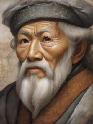 This European Renaissance portrait mural of a gritty elderly man presents a confident and determined figure of an older man?His facial lines are vividly depicted?It reveals the wisdom and tenacity bestowed by the years?

The elderly man has a bushy beard?The beard is vigorous and full?Show his maturity and majesty?His beard and hair showed a grayish hue?Highlight his age and experience?His eyes were fierce and powerful?Sharp and calm?It seems to be able to see through people's hearts?Express his wisdom and firmness?

His face was bumpy?It is more wrinkled and has a deep texture?Show the years and storms he has experienced?and deep contemplation and understanding of life?the corners of your mouth rise slightly?It seems to reveal a hint of humor and confidence?

The background of the portrait is dark and solemn?Complements his image of perseverance?The details in the frescoes portray the symbolic elements behind him?Such as classical architecture?Books and maps, etc?It implies his pursuit and contribution to knowledge and wisdom?

The entire mural passes through specific facial details and sharp eyes?The courage and wisdom of this elderly man is shown?His portraits show the reverence and respect for mature men during the European Renaissance?The mural is depicted through details and expressions?It conveys a strong attitude and firm belief?It makes people feel the pursuit of humanity and wisdom during the European Renaissance?