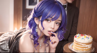 ?Cute beauty eating Black Forest cake?

situation?After dating for half a year, I want to help my boyfriend celebrate his birthday?Take off your outer clothes to reveal your underwear?And take out the cake you made?But because of the small embarrassment of forgetting to bring cutlery?I joked with my boyfriend?So hair?His face and chest were covered with cream?
In the end, the boyfriend proposed to grab it directly with his hand and feed it into his mouth?But I'm afraid that my rude and embarrassing side will be seen by the boyfriend who just dated in front of me?So although one hand is busy grabbing the cake and wiping his face?And shy to hide, but at the same time still want to feed her boyfriend a bite of the birthday cake he made?

Action 1.?Because of the hilarious fight?Cream stained to snow-white... above?There are also some on the left eye?Showing playful and cute, a little boring but a little seductive eyes?Don't forget to wipe shyly?
Action 2.?The left hand grasps a large piece of cake about the size of the palm of his hand?Because I was shy, I wanted to hide my hand holding the cake?So turn your palm a little inward in your own direction?Not so generous to grab the cake?
Action 3.?Because my hair is covered in cream, I am gently wiping my cheeks with the small arm of the same hand(It's a bit like a cat washing its face)?
Action 4.?Shyness is too afraid to look?So the head is low?The hair is a little wet because it has just been stained with cream?But eyes look at the camera?With his right hand, he squeezed a small piece of peeled cake and fed it to the camera?The mouth is still slightly open?It was as if she could be heard shouting?aaaaaaaaaax??aaaaaaaaaax???Mouth open???

scenario?Girls' room on the bed

apparel?Inside a sexy black silkscreen suit+undergarments+I took off half of the cute style blouse that was still hanging on my body(Here is a deliberate effort to use inner sexiness and external cuteness to highlight the mood of a little woman who wants