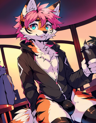 by zackary911, (coffee:1.1), e621, Dog-1, Fox, anthro, femboy, solo, tight black cothing, fur, looking up perspective, perspective from tiny, (he is looking down at the tiny), curvy thighs, huge thighs, blep, Dog-1, dog-1 furafinity, Dog-1 you tuber, fox with trigesa details, black outfit with red detail V-neck, fox with very dark ears, Puple eye,big belly plus six pack, color, left eye red, right eye pink, limp, pink hair, tiger detail on the body, very tight panties,by zackary911, (coffeesoda:1.1), hioshiru, zackary911, wolf, anthro, femboy, solo, tight black hoodie clothing, fur, looking up perspective, perspective from tiny, (he is looking down at the tiny), curvy thighs, huge thighs, blep, Dog-1, dog-1 furafinity, Dog-1 you tuber, fox with trigesa details, black outfit with red detail V-neck, fox with very dark ears, blue gray color, left eye red, right eye pink, limp, pink hair, tiger detail on the body, very tight panties, at a strip club , black ear inside her pink, feminine and masculine scenario bisexual style, femboy written clothes, Brazilians, brasileiro,one piece swimsuit ,male,bulge,sexy pose,lap dancing,at a strip club,sexy lap dancing
