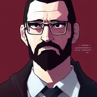High quality portrait of Gordon Freeman from HL2. Art by Makoto Shinkai, Crunchyroll, pixiv, danbooru, HD, headshot, cinematic still, detailed anime face, bokeh, digital art, cel shading, vivid colors, ambient lighting