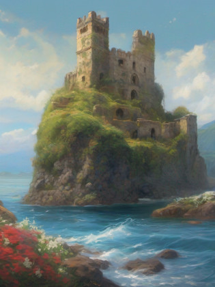 Beside a pumice isle in Baiae's bay,
And saw in sleep old palaces and towers
Quivering within the wave's intenser day,
All overgrown with azure moss and flowers
