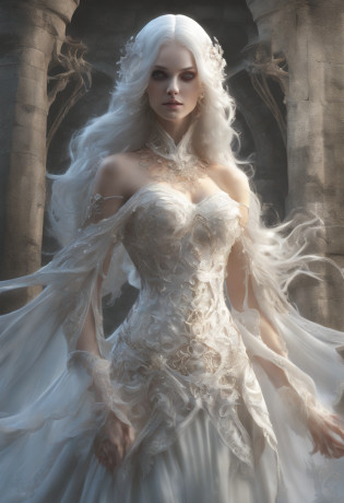 Detalhes altos, melhor qualidade, 8k, [ultra detalhado], master part, melhor qualidade, (extremamente detalhado), Dynamic angle, tiro ultra largo, fotorrealista, arte de fantasia, arte dnd, Arte de RPG, arte realista de fantasia sombria, uma imagem ultra ampla de um ser humano feminino (Detalhes intensos, master part, melhor qualidade: 1.5) Deusa da morte ((pale white magical aura)), Controlling a spinning spell (Detalhes intensos, master part, melhor qualidade: 1.5), Manipular [[magical sigils]] (Detalhes intensos, master part, melhor qualidade: 1.5), Human female, cabelos pretos, pale skin, long hair with pale white aura, hair with pale touch, olhos brancos, pale eyes, olhos intensos, ((olhos brilhantes)), vestido preto (Detalhes intensos, master part, melhor qualidade: 1.5), Capa vermelha (Detalhes intensos, master part, melhor qualidade: 1.5), a skull in the hand (Detalhes intensos, master part, melhor qualidade: 1.5), Templo da Morte da Fantasia, Background Story, gothic art ((atmosphere of divine worship)), Detalhes altos, melhor qualidade, Altas, Ultra Grande Angular@