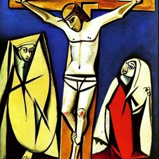 Picasso painted the crucifixion