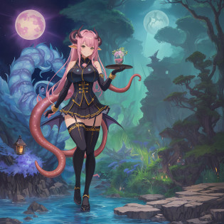 Anime girl with very big breasts and very big ass, full body Xianxia, small curvy loli, ((solo girl)), supine, big, big ass, miniskirt, ((thighhigh)),((solo))?(sea)))?,curvy,(thighhigh),(((succubus))?(smile), pixiv3dcg,, Negative, Pixiv, Ecchi, Otporro Potion, Full Body Commission Four, Top Rated on pixiv, Ecchi Anime Style, Seductive Anime Girl, pixiv, Very Strange Looking Creature with Long Tail, Humanoid Thistle Monster, Tentacle Beast, Detailed Mau, Tentacle Monster, Pathfinder, Lovecraft Creature, D&D Creature, Niall Rathotep, ornate tentacles growing around, alien flora and fauna, elder thing, crazy details, full color illustration, azathoth